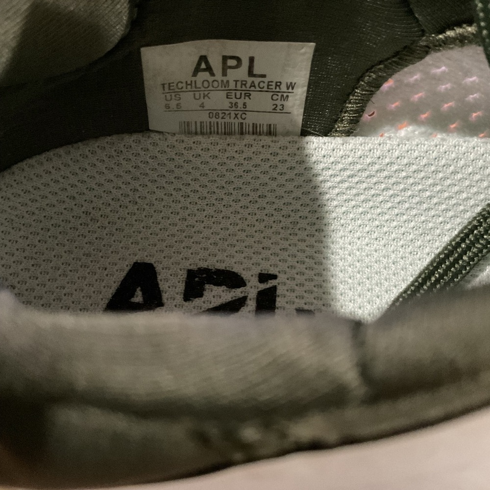 APL TechLoom Tracer Olive and White Sneakers - Picture 4 of 4